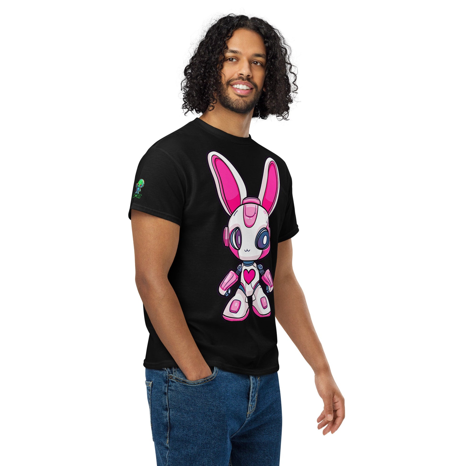 Nova the Heartbot - Unisex DryBlend T-Shirt - BBairt