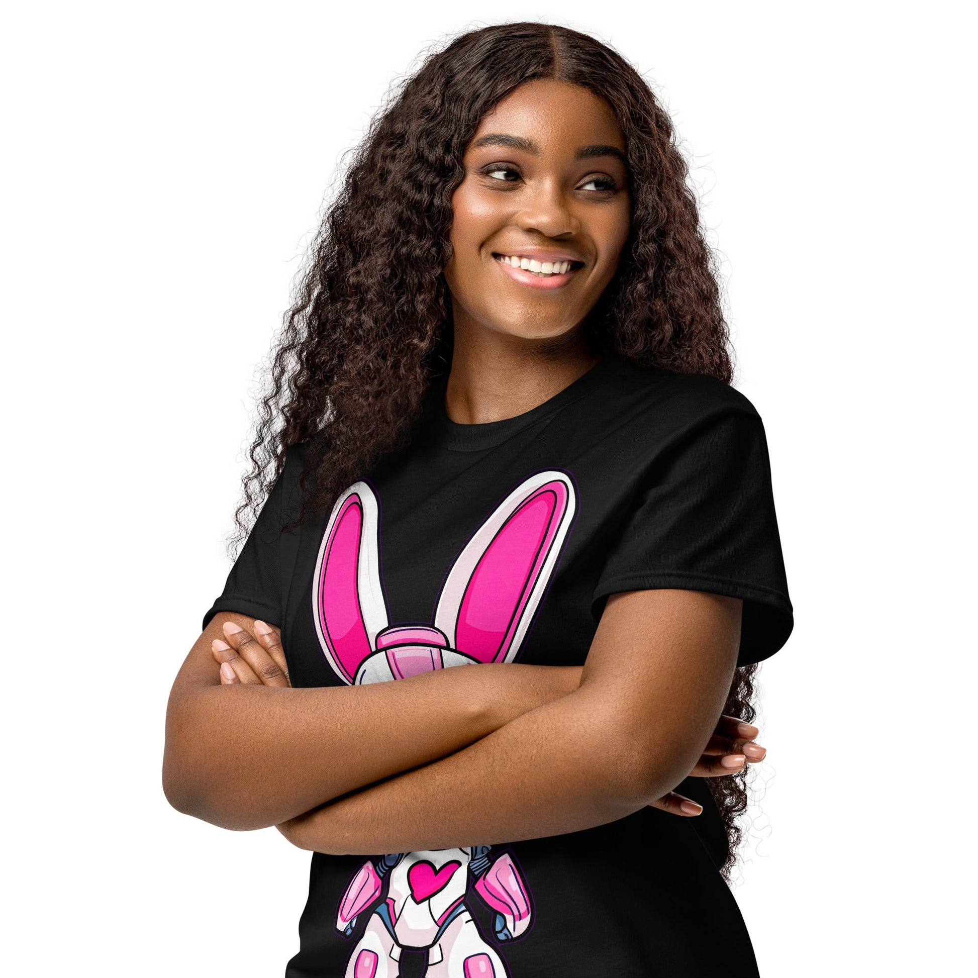 Nova the Heartbot - Unisex DryBlend T-Shirt - BBairt