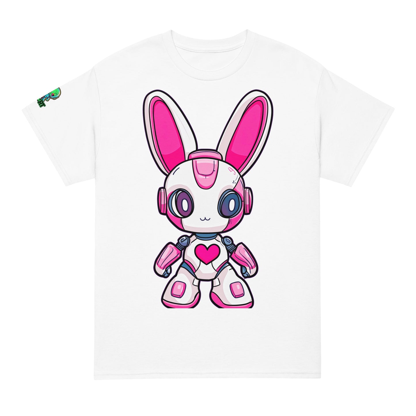 Nova the Heartbot - Unisex DryBlend T-Shirt - BBairt