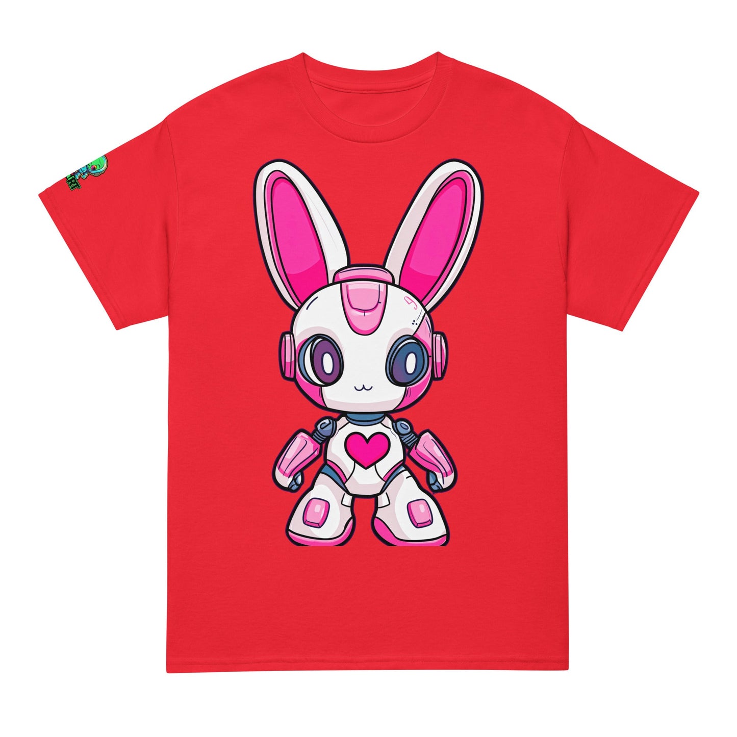 Nova the Heartbot - Unisex DryBlend T-Shirt - BBairt