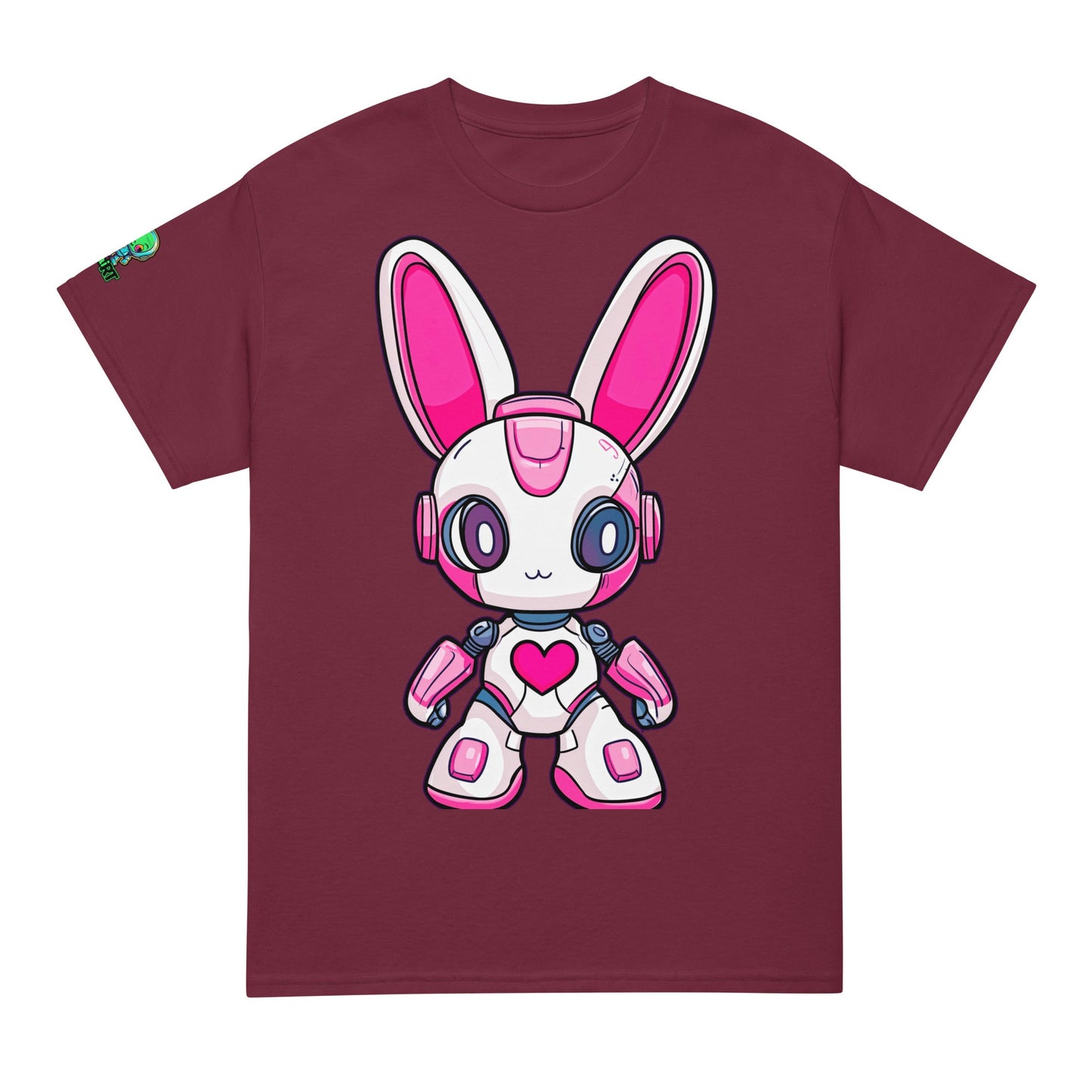 Nova the Heartbot - Unisex DryBlend T-Shirt - BBairt