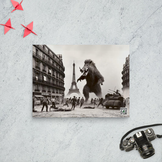 Parisian Tusk Terror Alt - Photo paper poster - BBairt