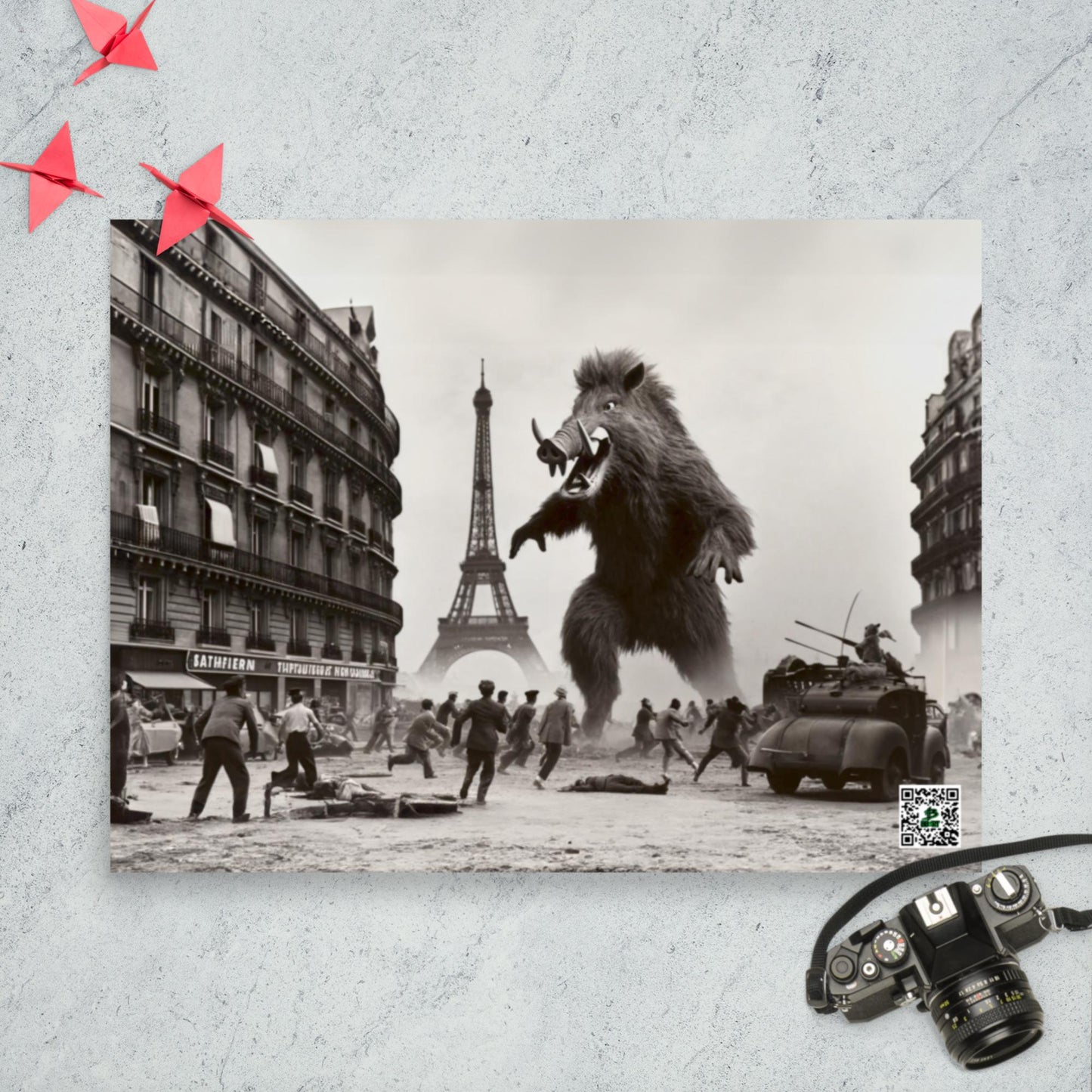 Parisian Tusk Terror Alt - Photo paper poster - BBairt