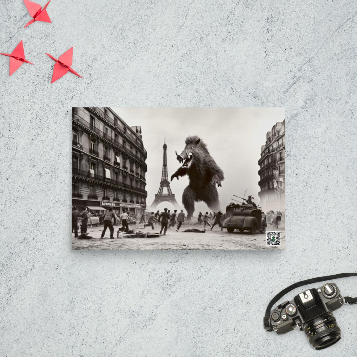 Parisian Tusk Terror Alt - Photo paper poster - BBairt