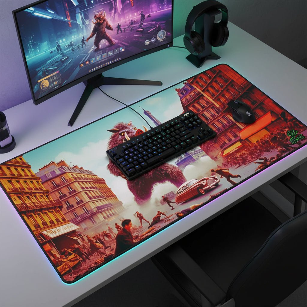 Parisian Tusk Terror – Desk Mat - BBairt