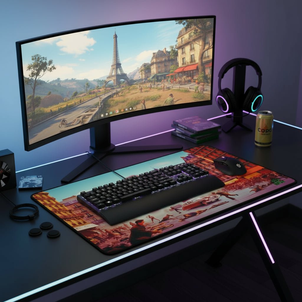 Parisian Tusk Terror – Desk Mat - BBairt