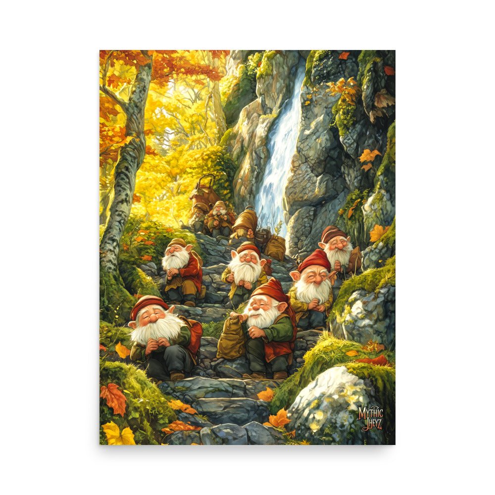 Path of the Miners Photo Paper Poster - Mythic Jheyz Collection - BBairt