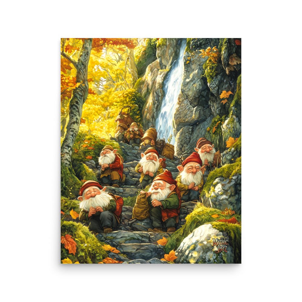 Path of the Miners Photo Paper Poster - Mythic Jheyz Collection - BBairt