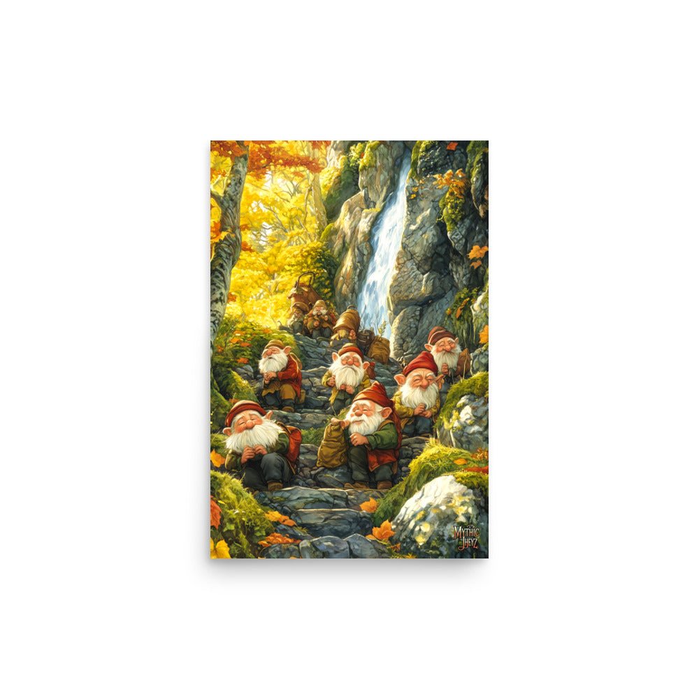 Path of the Miners Photo Paper Poster - Mythic Jheyz Collection - BBairt