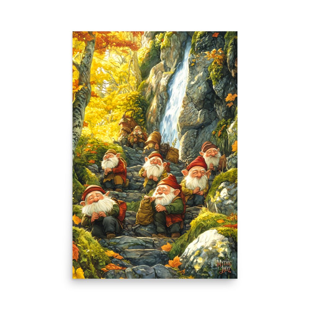 Path of the Miners Photo Paper Poster - Mythic Jheyz Collection - BBairt