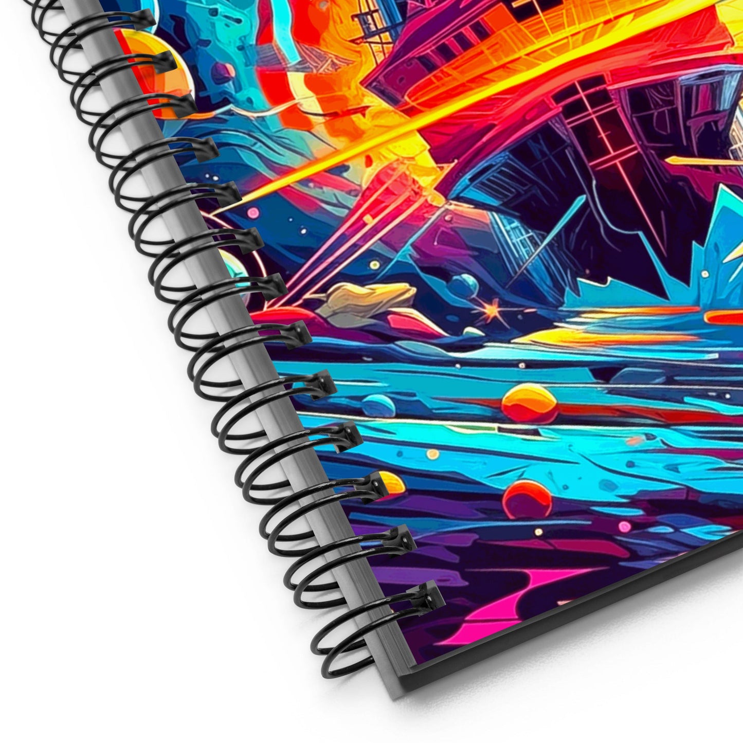 Pioneers of the Cubist Cosmos - Spiral notebook - BBairt