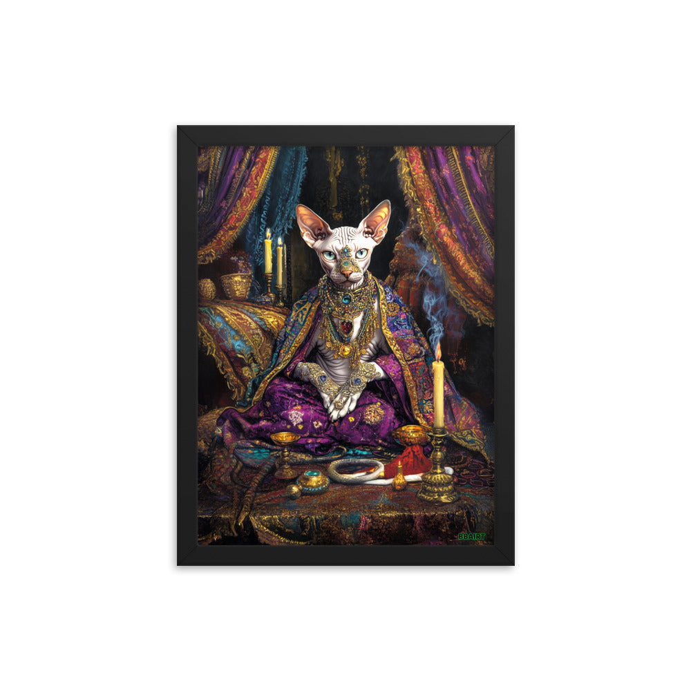 Her Majesty Sphinxara – Framed Photo Paper Poster