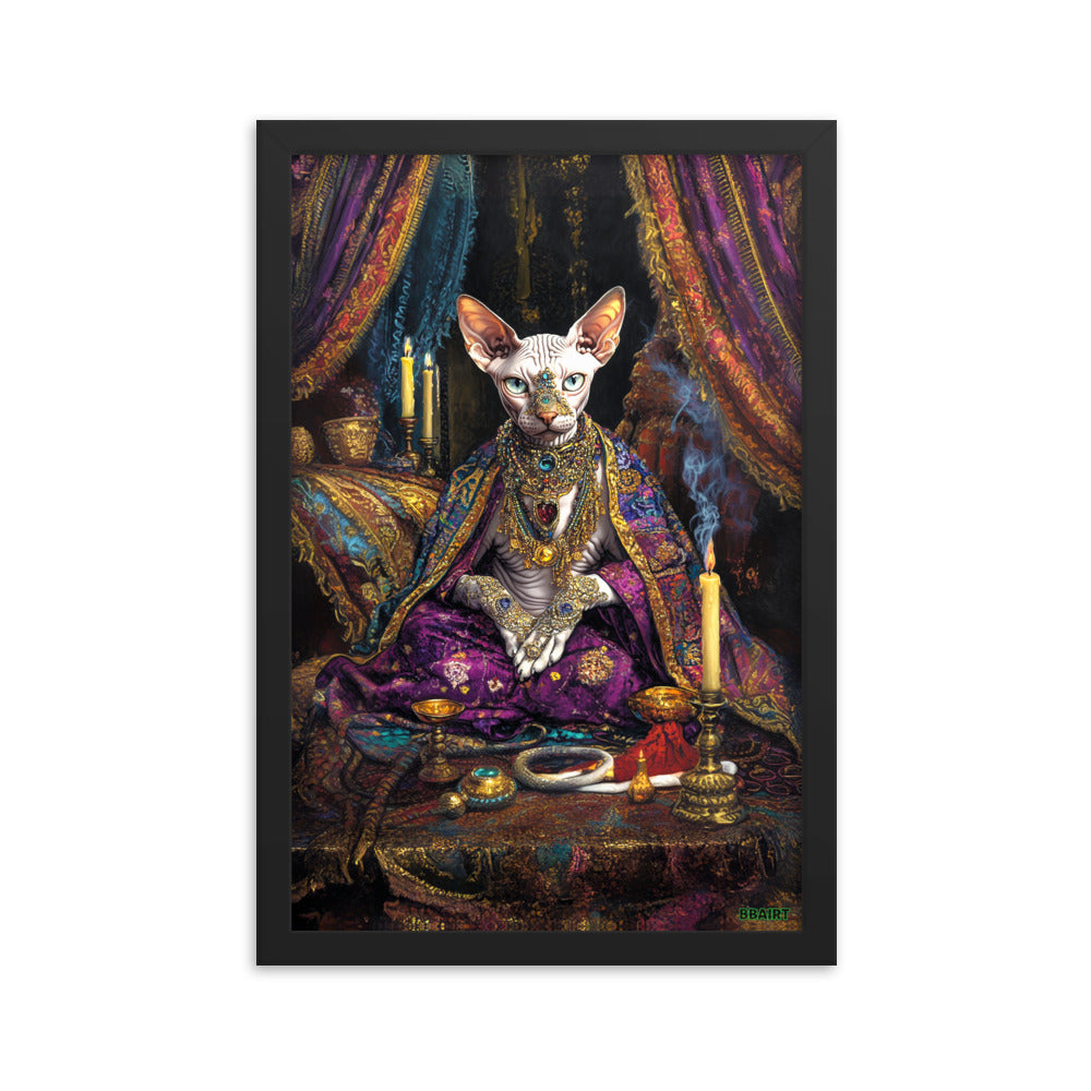 Her Majesty Sphinxara – Framed Photo Paper Poster