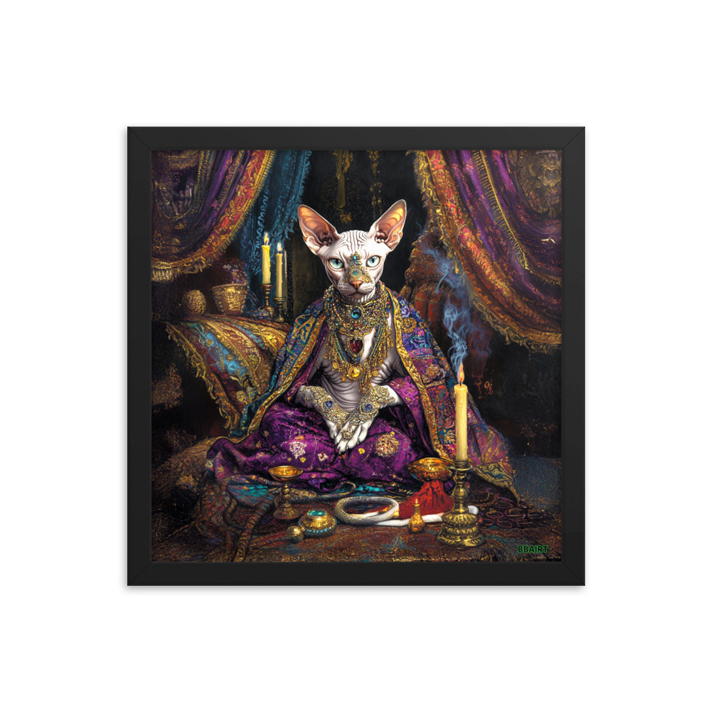 Her Majesty Sphinxara – Framed Photo Paper Poster