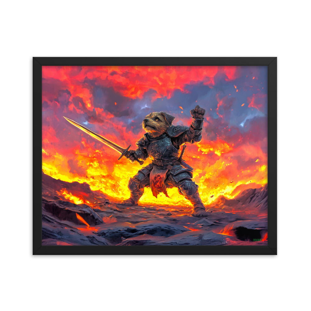 Emberpaw the Brave - Framed Photo Paper Poster