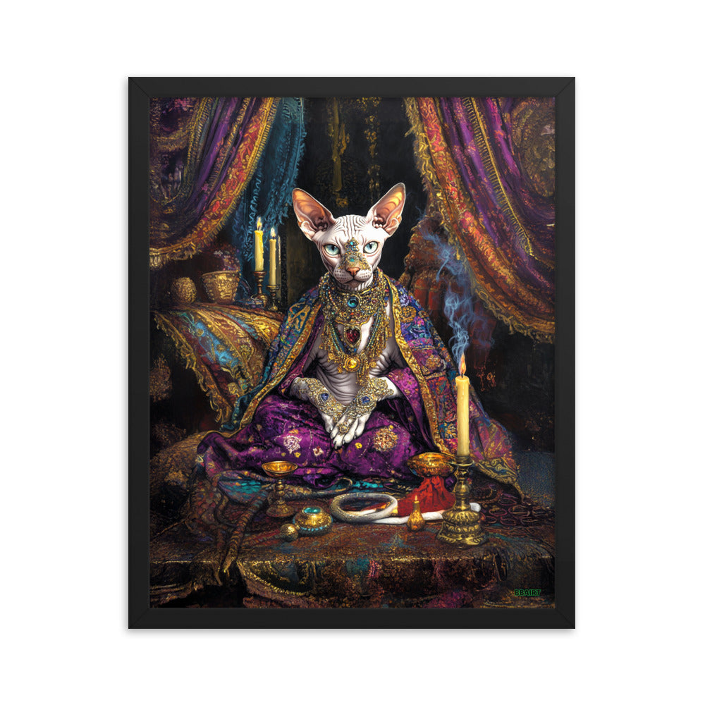 Her Majesty Sphinxara – Framed Photo Paper Poster