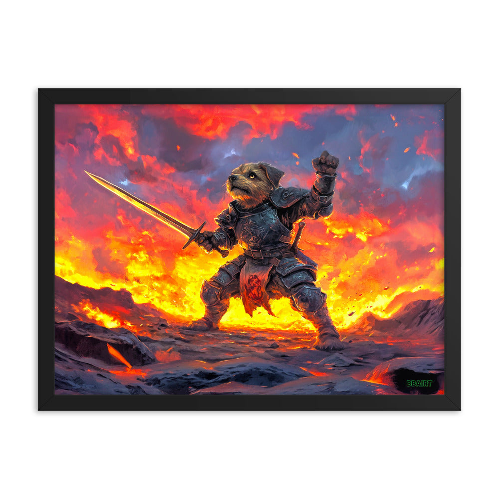 Emberpaw the Brave - Framed Photo Paper Poster