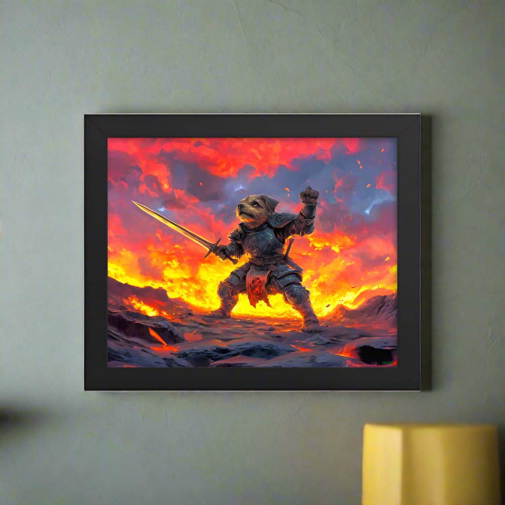 Emberpaw the Brave - Framed Photo Paper Poster