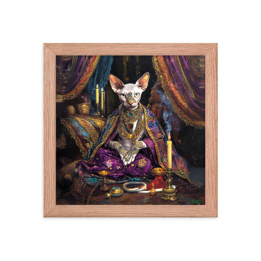 Her Majesty Sphinxara – Framed Photo Paper Poster