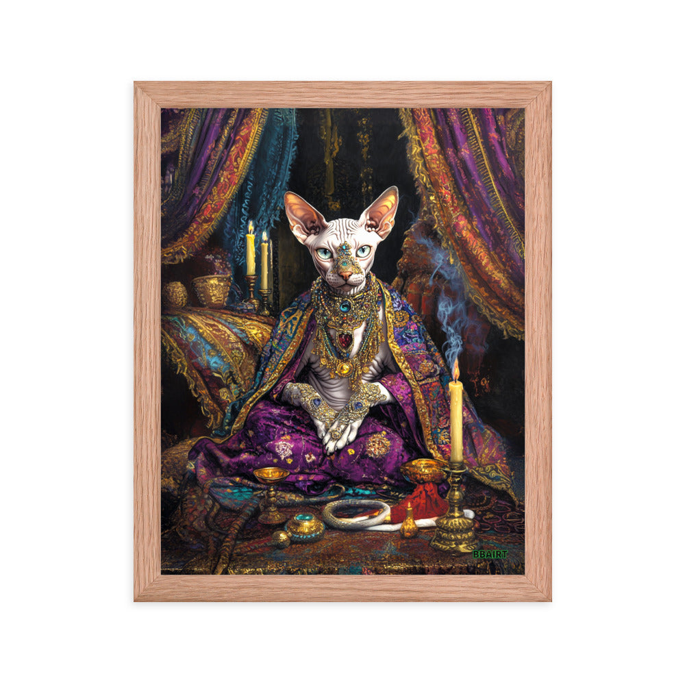 Her Majesty Sphinxara – Framed Photo Paper Poster