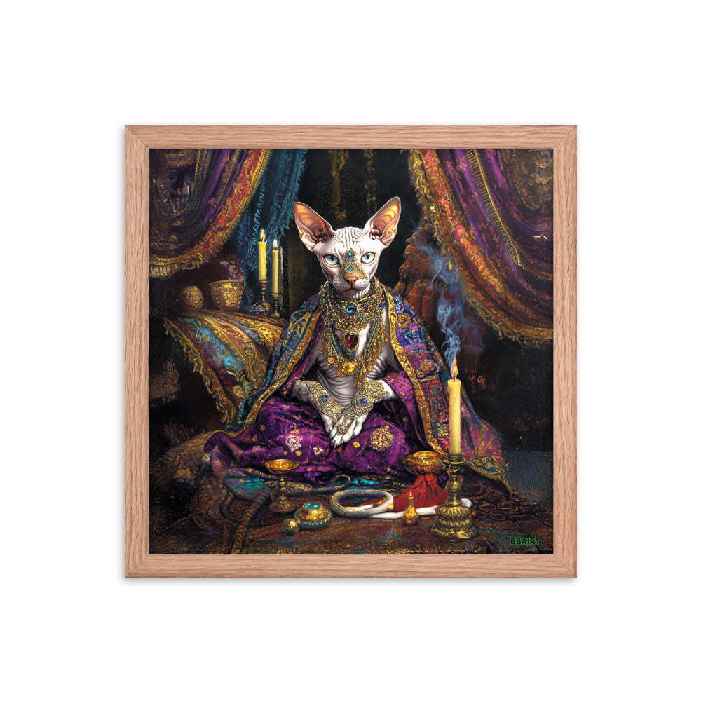 Her Majesty Sphinxara – Framed Photo Paper Poster