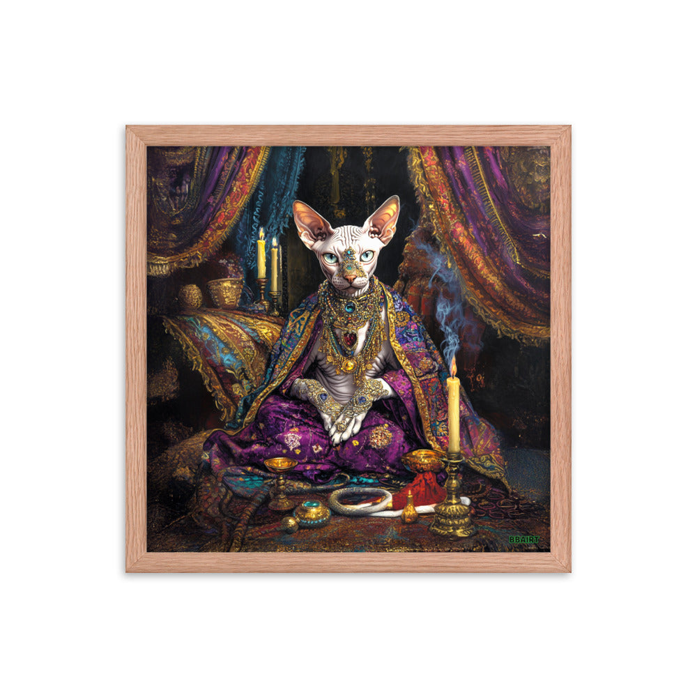 Her Majesty Sphinxara – Framed Photo Paper Poster