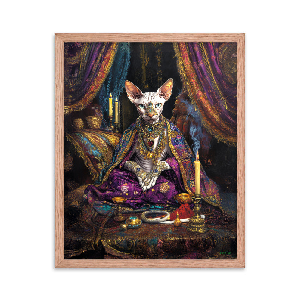 Her Majesty Sphinxara – Framed Photo Paper Poster