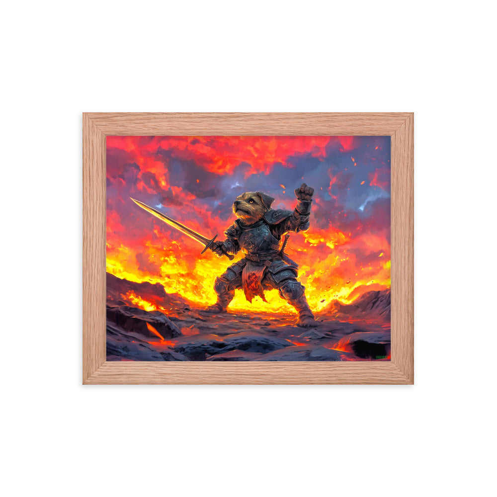 Emberpaw the Brave - Framed Photo Paper Poster