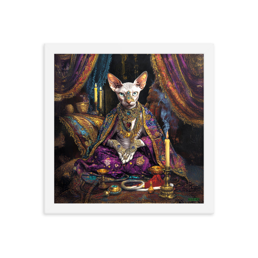 Her Majesty Sphinxara – Framed Photo Paper Poster