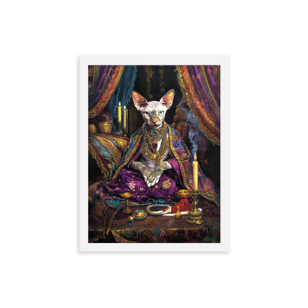 Her Majesty Sphinxara – Framed Photo Paper Poster