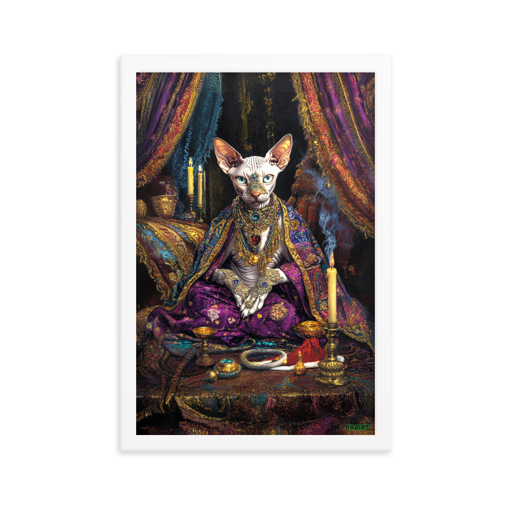 Her Majesty Sphinxara – Framed Photo Paper Poster