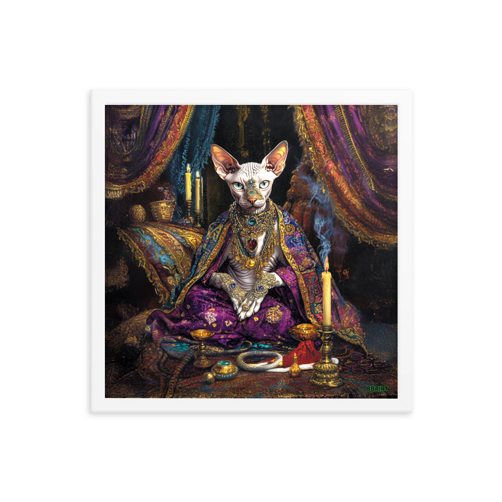 Her Majesty Sphinxara – Framed Photo Paper Poster