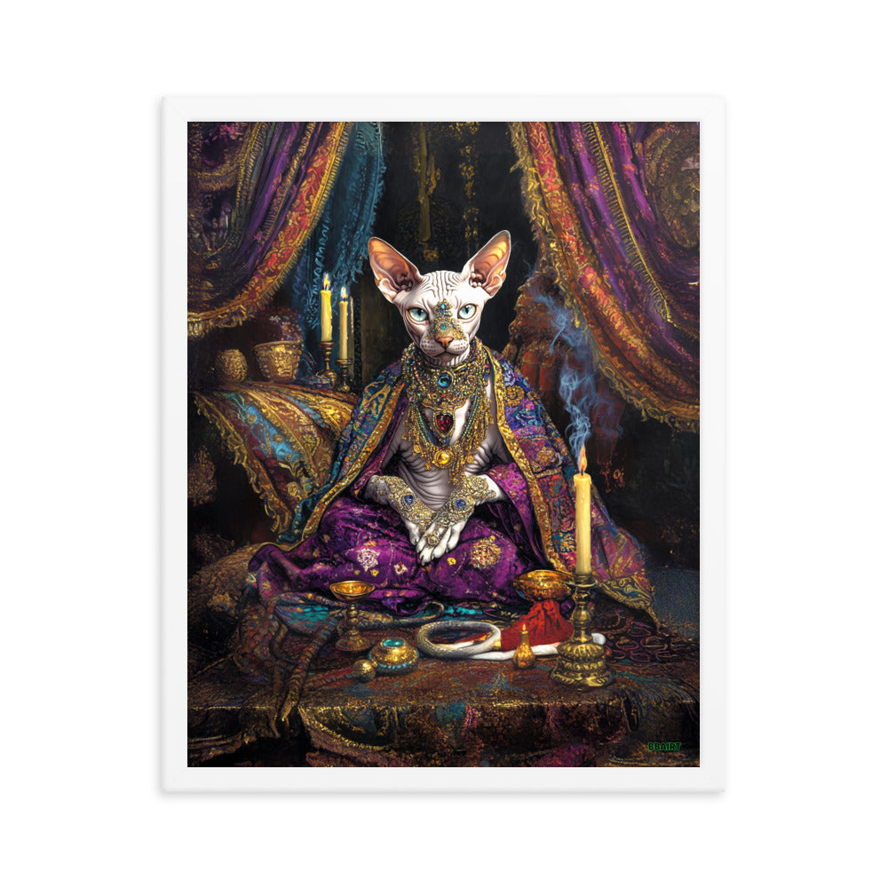 Her Majesty Sphinxara – Framed Photo Paper Poster