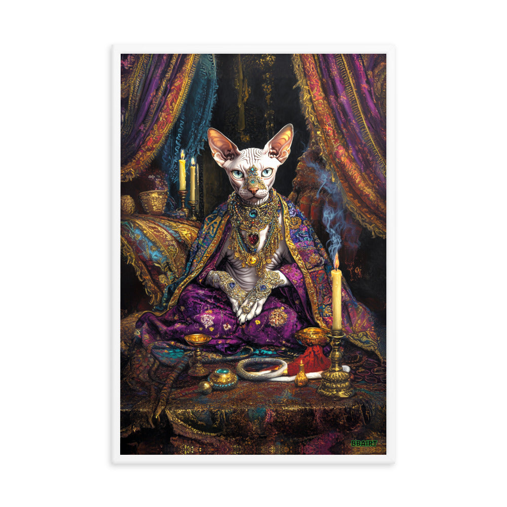 Her Majesty Sphinxara – Framed Photo Paper Poster