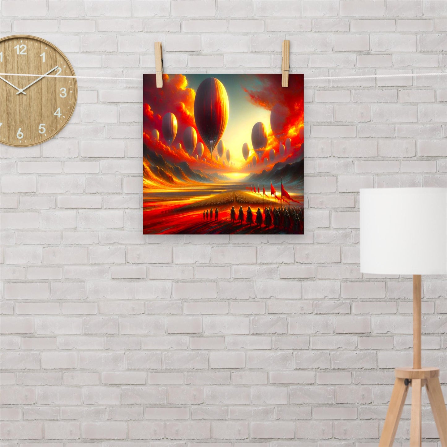 The Red Sky Armada Alt - Photo paper poster