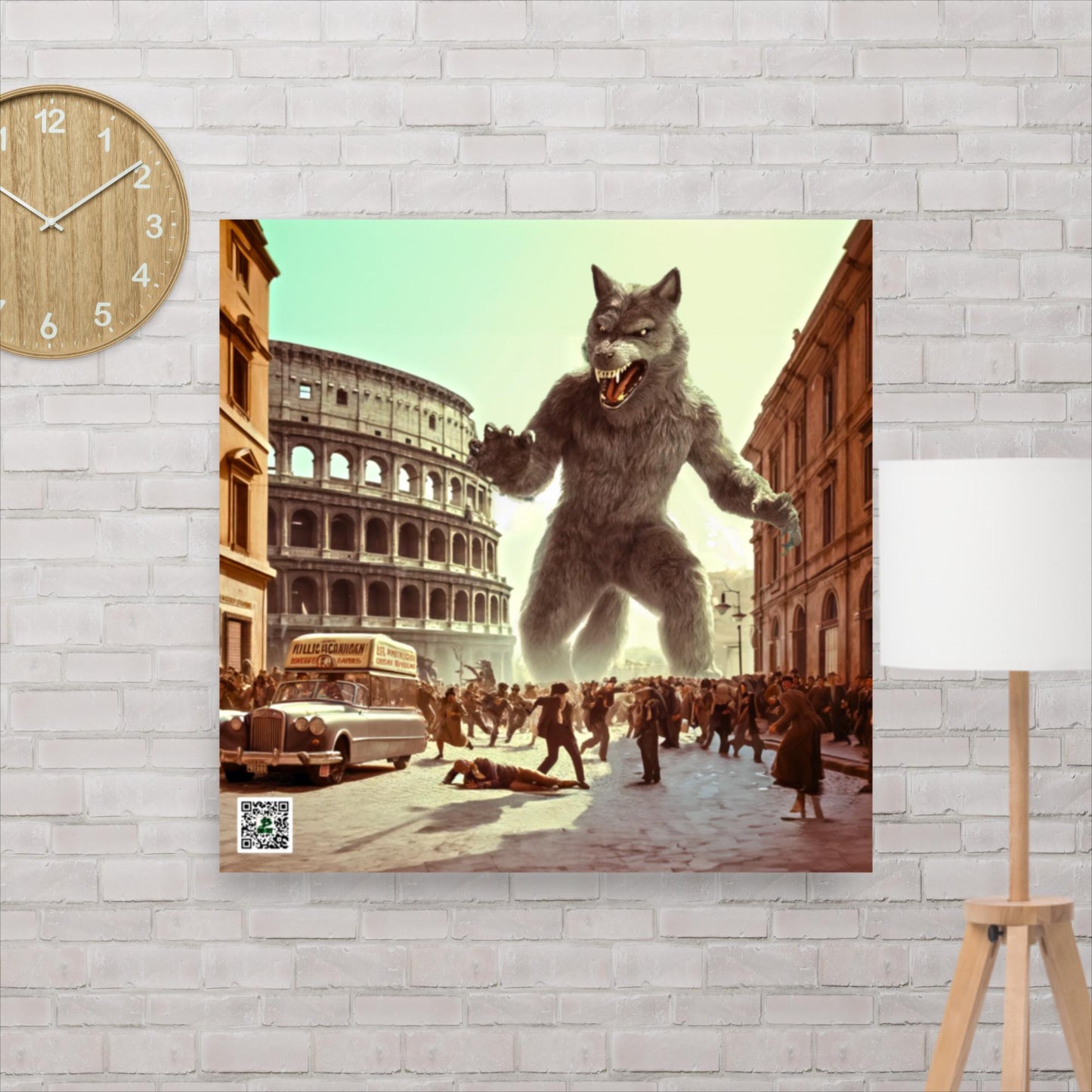 Roma's Howling Shadow - Photo paper poster