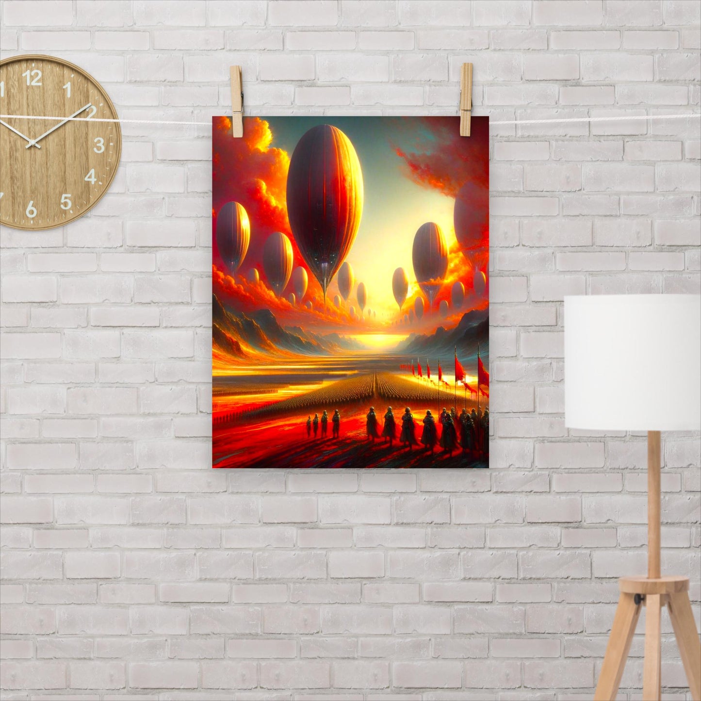 The Red Sky Armada Alt - Photo paper poster