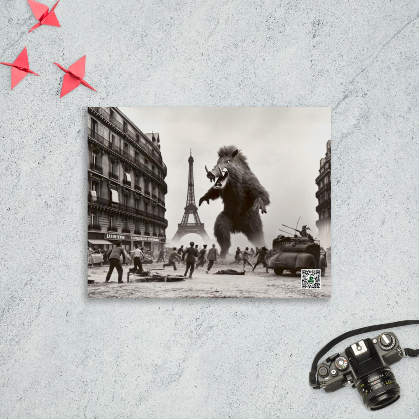 Parisian Tusk Terror Alt - Photo paper poster