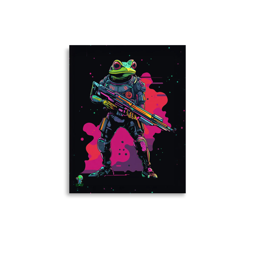 Galactic Ribbit - Photo Paper Poster