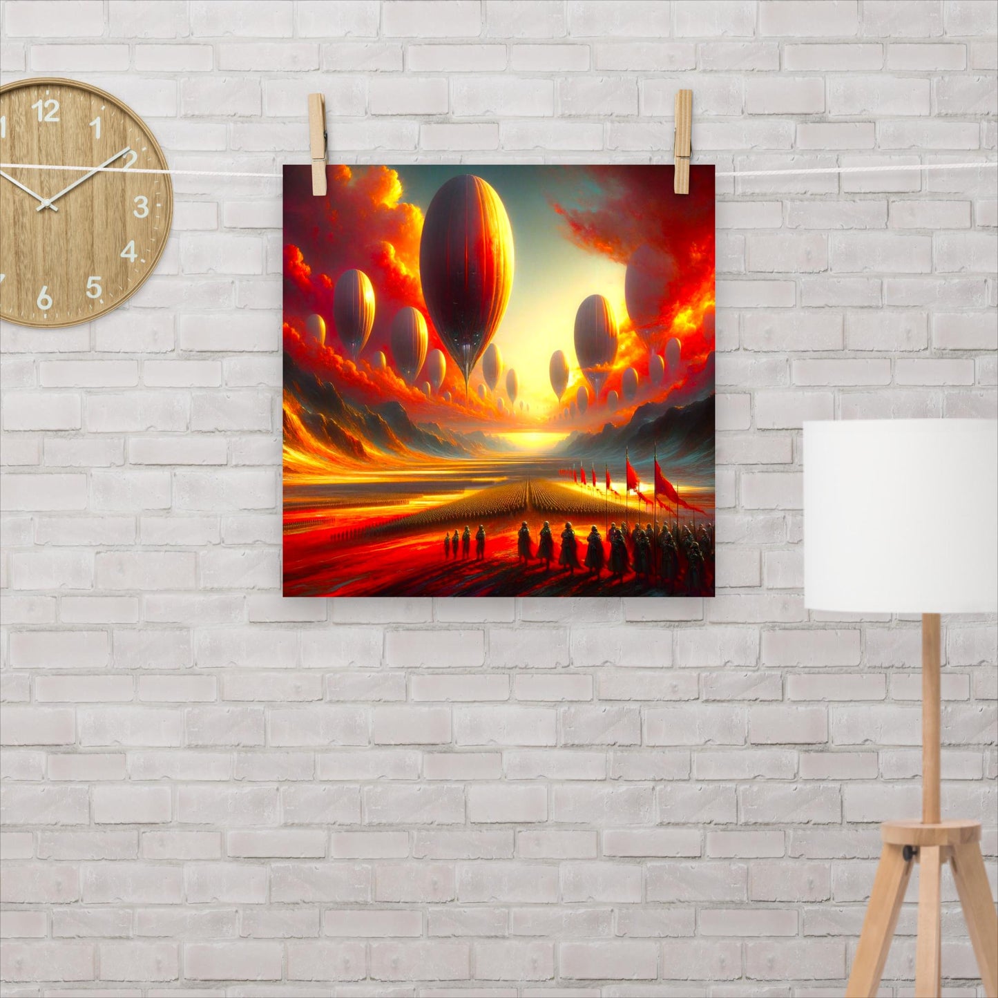 The Red Sky Armada Alt - Photo paper poster