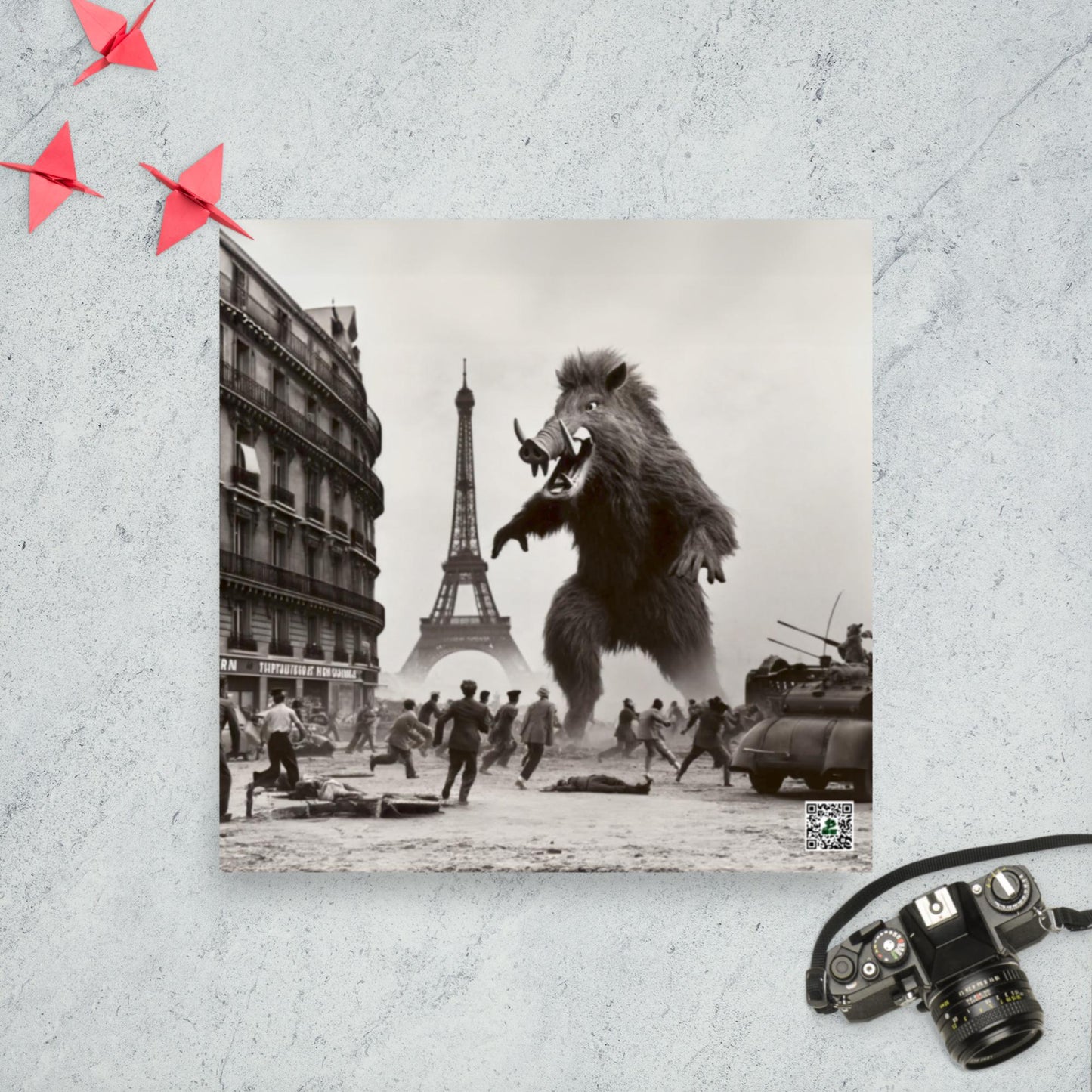 Parisian Tusk Terror Alt - Photo paper poster