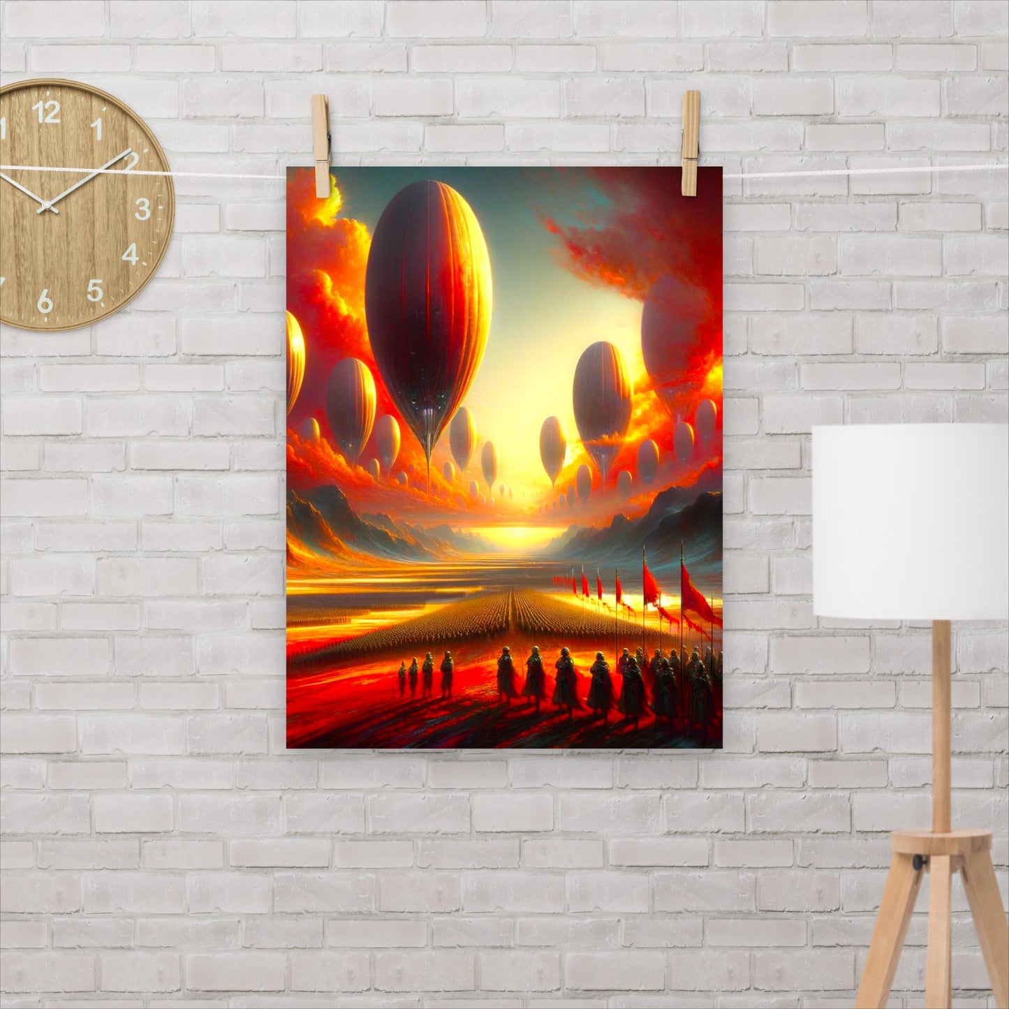 The Red Sky Armada Alt - Photo paper poster