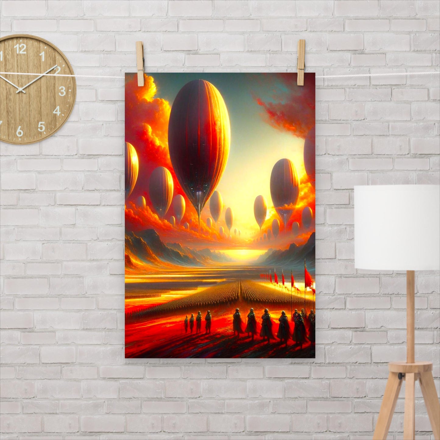 The Red Sky Armada Alt - Photo paper poster