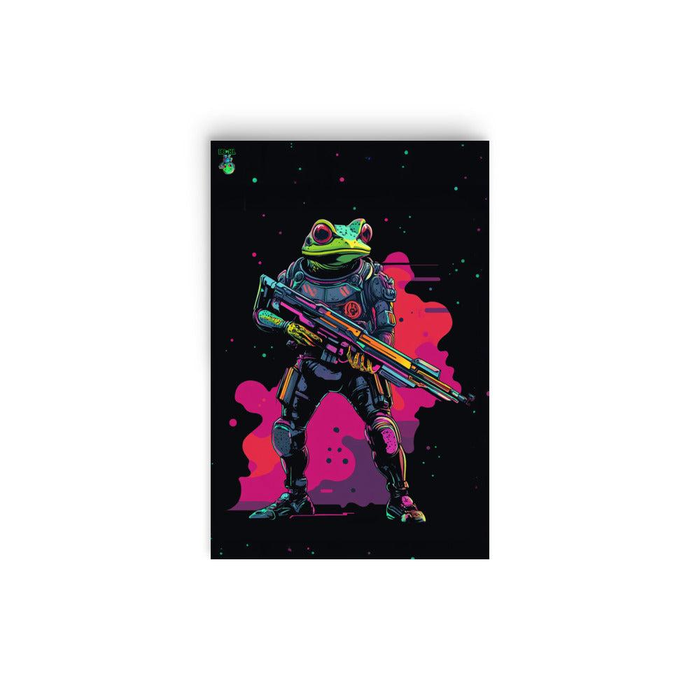 Galactic Ribbit - Photo Paper Poster