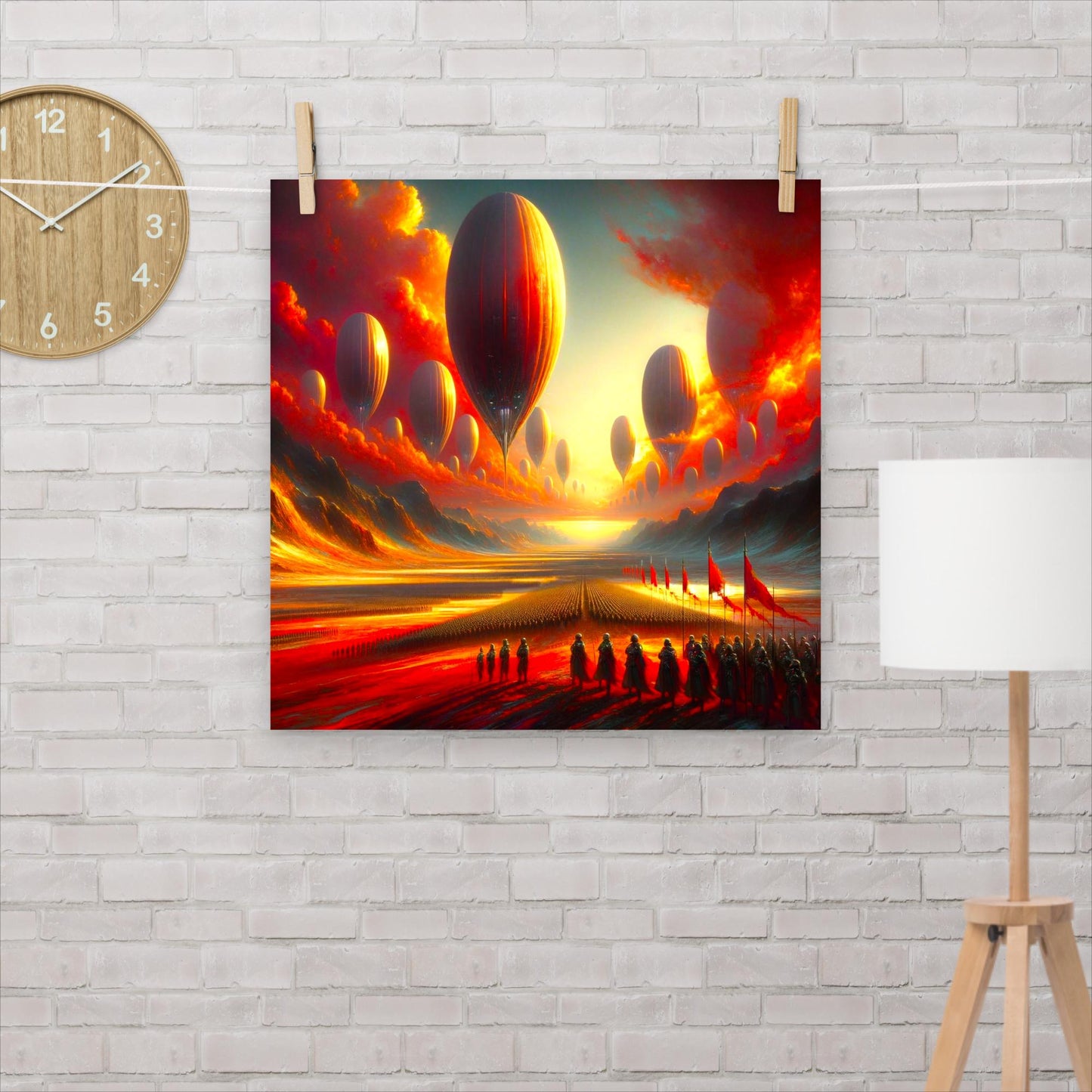 The Red Sky Armada Alt - Photo paper poster