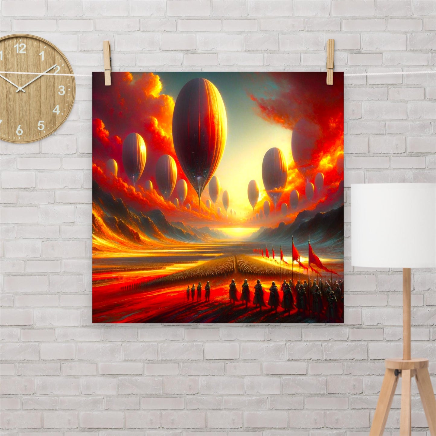 The Red Sky Armada Alt - Photo paper poster