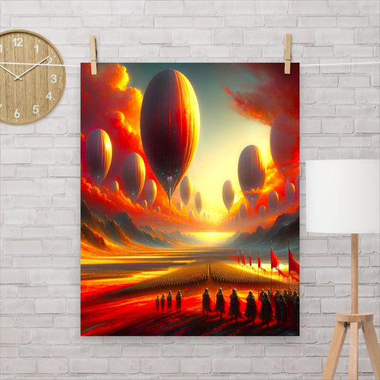 The Red Sky Armada Alt - Photo paper poster