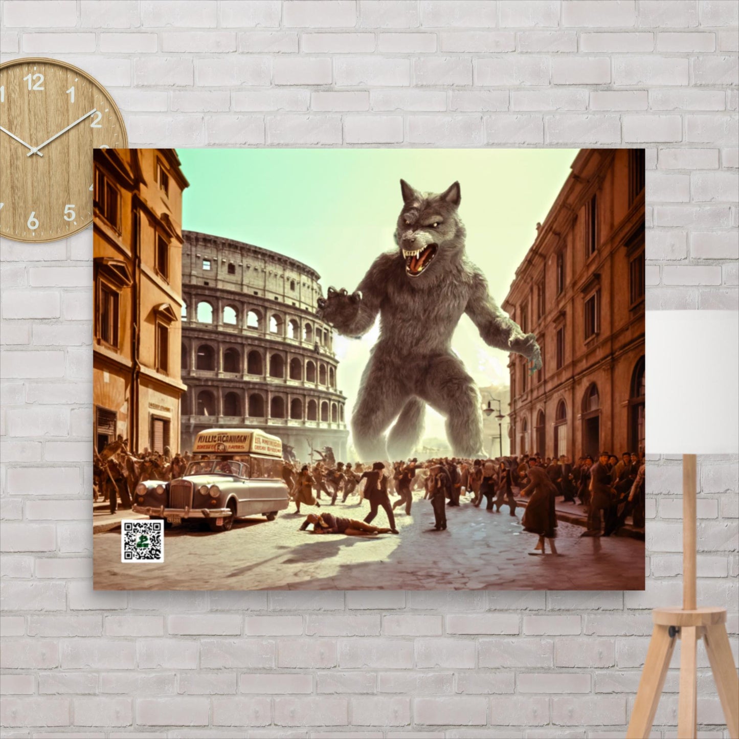 Roma's Howling Shadow - Photo paper poster