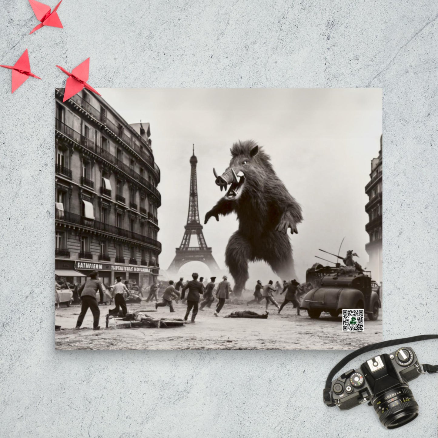 Parisian Tusk Terror Alt - Photo paper poster