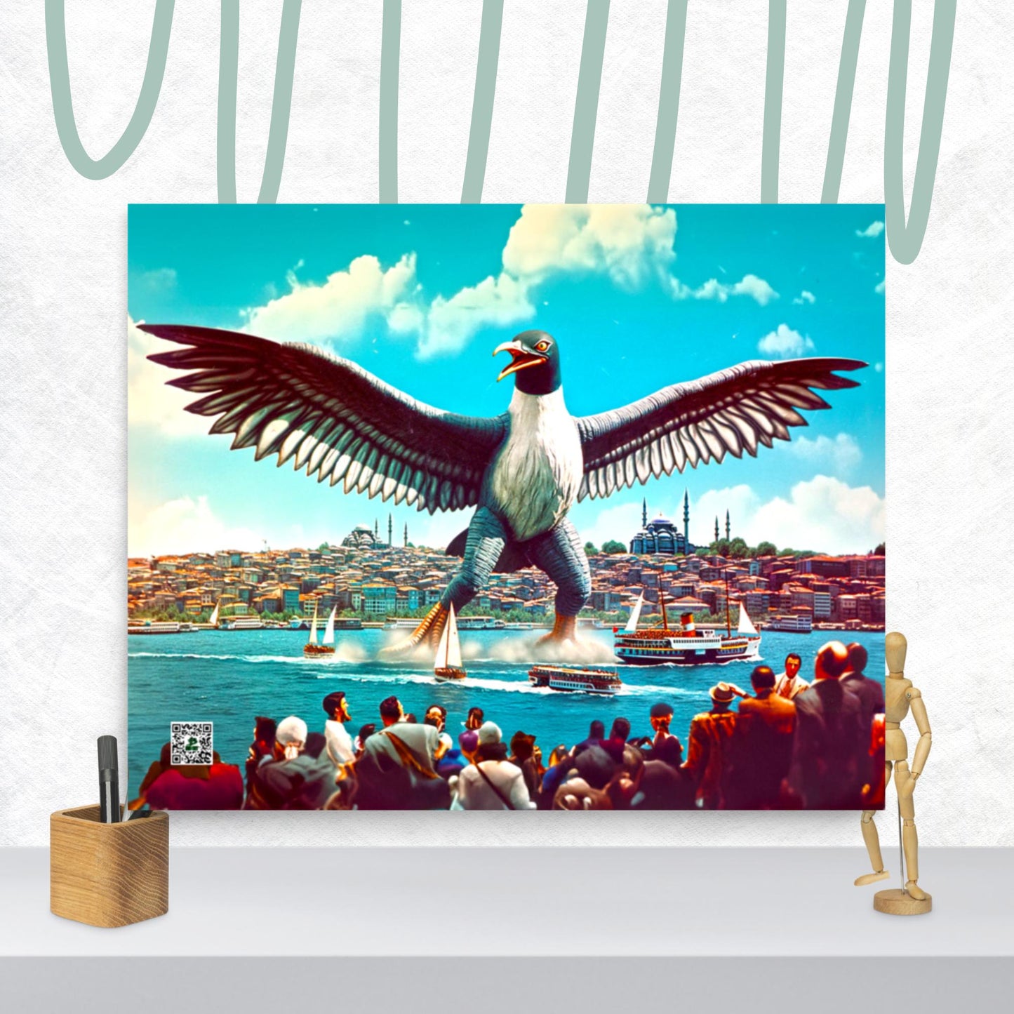 Istanbul’s Avian Awe - Photo paper poster